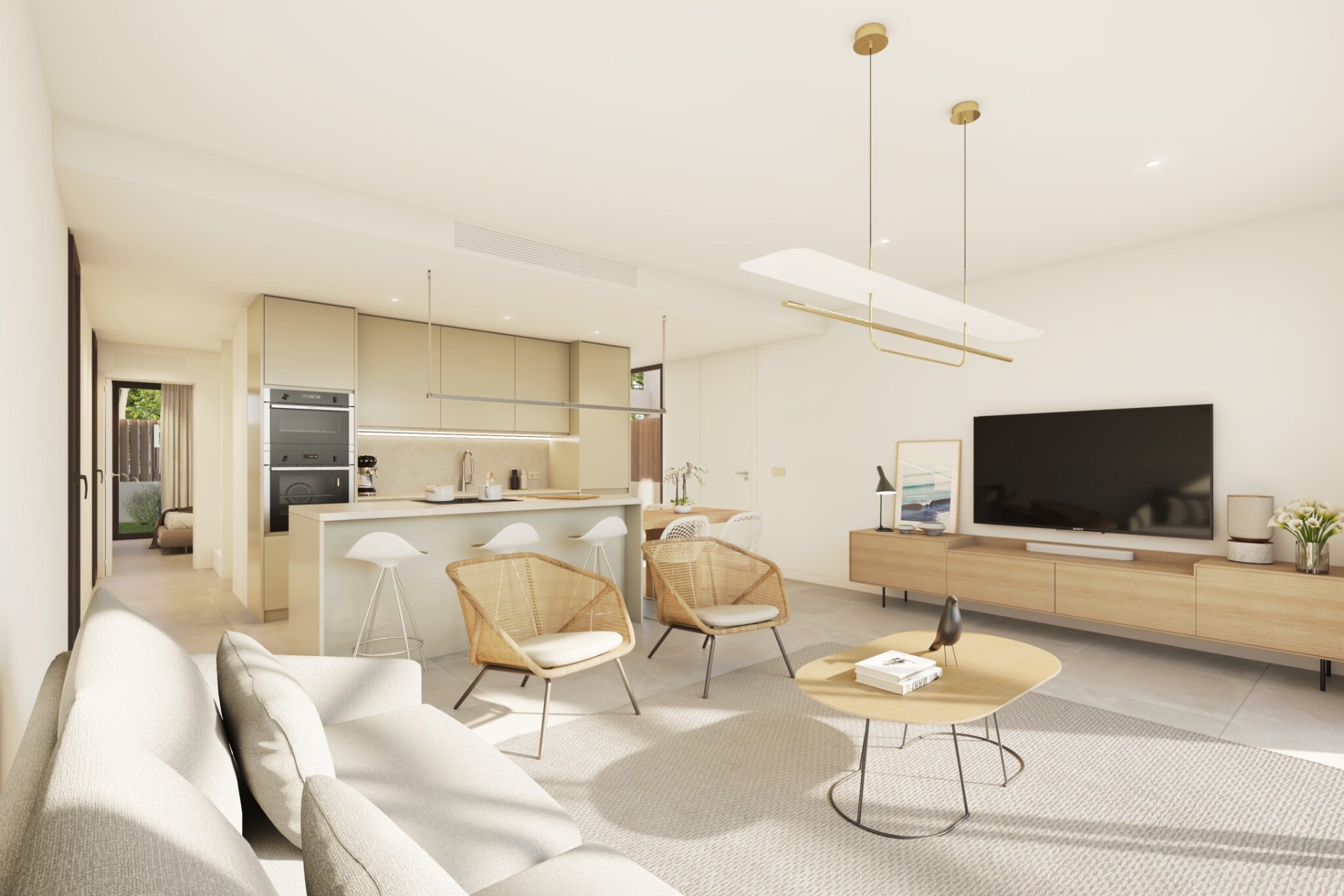 Living & kitchen